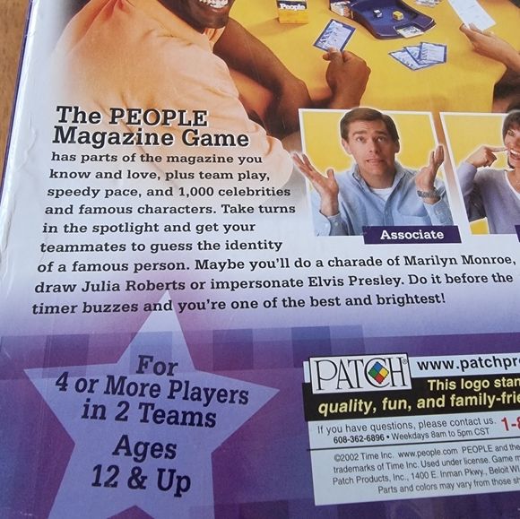 People Magazine Weekly Board Game Ages 12 Years & Up 2002 New! - Picture 3 of 5